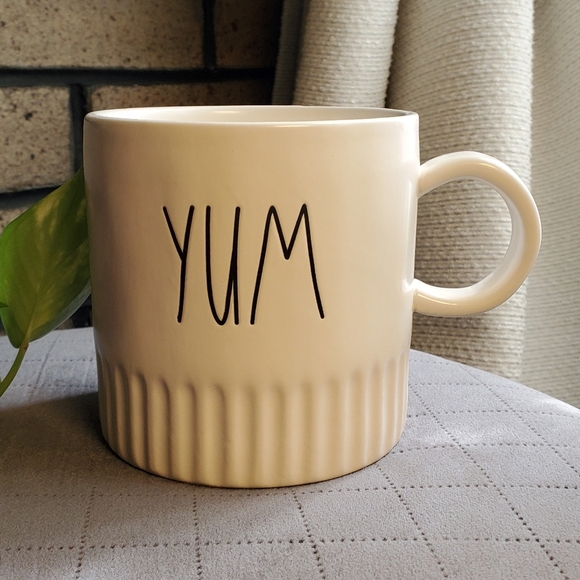 Rae Dunn Cream 'YUM' Mug - Picture 7 of 7